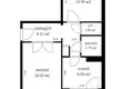 2 room apartment 54 m² Minsk, Belarus