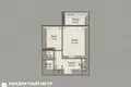 1 room apartment 29 m² Minsk, Belarus