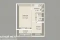 Квартира 1 комната 33 м² Минск, Беларусь
