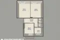 3 room apartment 59 m² Minsk, Belarus