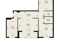 Квартира 3 комнаты 78 м² Сеница, Беларусь
