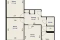 Квартира 3 комнаты 63 м² Минск, Беларусь