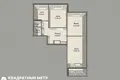 3 room apartment 62 m² Minsk, Belarus