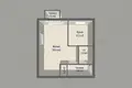 Квартира 1 комната 31 м² Минск, Беларусь