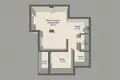 Квартира 2 комнаты 62 м² Минск, Беларусь