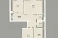 Квартира 3 комнаты 82 м² Сонечный, Беларусь