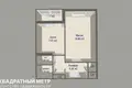1 room apartment 34 m² Minsk, Belarus