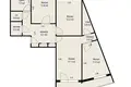 Квартира 4 комнаты 81 м² Минск, Беларусь