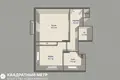 2 room apartment 58 m² Minsk, Belarus