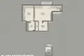 2 room apartment 59 m² Minsk, Belarus