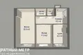 2 room apartment 56 m² Minsk, Belarus