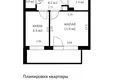 Квартира 1 комната 27 м² Минск, Беларусь