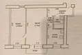 2 room apartment 46 m² Minsk, Belarus