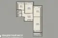 Квартира 3 комнаты 64 м² Минск, Беларусь