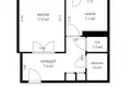 Квартира 1 комната 37 м² Минск, Беларусь