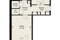 2 room apartment 54 m² Minsk, Belarus