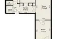 3 room apartment 61 m² Minsk, Belarus