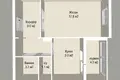 Квартира 1 комната 40 м² Минск, Беларусь