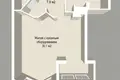 1 room apartment 47 m² Minsk, Belarus