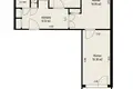 3 room apartment 68 m² Minsk, Belarus