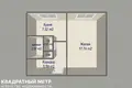 1 room apartment 34 m² Minsk, Belarus
