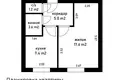 1 room apartment 34 m² Pinsk, Belarus
