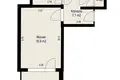 Квартира 1 комната 38 м² Минск, Беларусь