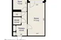 1 room apartment 33 m² Minsk, Belarus