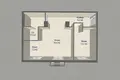 2 room apartment 60 m² Minsk, Belarus