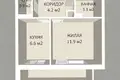 Квартира 1 комната 27 м² Минск, Беларусь