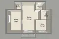 2 room apartment 40 m² Minsk, Belarus