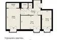 2 room apartment 73 m² Minsk, Belarus
