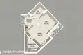 1 room apartment 46 m² Minsk, Belarus