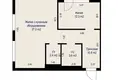 2 room apartment 59 m² Kopishche, Belarus