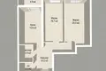 2 room apartment 76 m² Minsk, Belarus