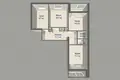 3 room apartment 65 m² Minsk, Belarus